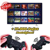 Video Game Stick 10 mil Jogos Retrô Antigo 4K Controle Sem Fio Portátil Original
