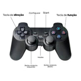 Video Game Stick 10 mil Jogos Retrô Antigo 4K Controle Sem Fio Portátil Original
